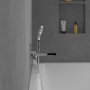 Villeroy & Boch Architectura Square Concealed Bath-Shower Mixer with Diverter - Chrome