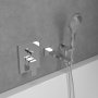 Villeroy & Boch Architectura Square Concealed Bath-Shower Mixer with Diverter - Chrome