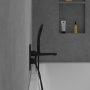 Villeroy & Boch Architectura Square Concealed Bath-Shower Mixer with Diverter - Matt Black