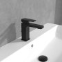 Villeroy & Boch Architectura Square Basin Mixer with Pop-Up Waste - Matt Black