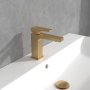 Villeroy & Boch Architectura Square Basin Mixer with Pop-Up Waste - Brushed Gold