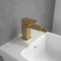 Villeroy & Boch Architectura Square Bidet Mixer - Brushed Gold