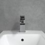 Villeroy & Boch Architectura Square Bidet Mixer - Chrome