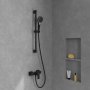 Villeroy & Boch Architectura Square Single-Lever Shower Mixer - Matt Black