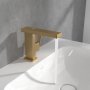 Villeroy & Boch Mettlach Deck Mounted Three-Hole Basin Mixer - Brushed Gold