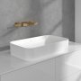 Villeroy & Boch Mettlach Wall Mounted Three-Hole Basin Mixer - Brushed Gold