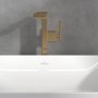 Villeroy & Boch Mettlach Tall Single-Lever Basin Mixer - Brushed Gold