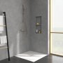 Villeroy & Boch Universal Exposed Square Thermostatic Shower Mixer - Matt Brushed Nickel