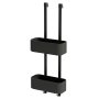 Coram 2-Store 250mm Hanging Shower Caddy - Black