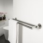 Coram Boston 581mm Double Towel Rail - Polished Stainless Steel