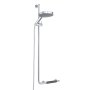 Coram Boston Comfort & Safety Grab Bar & Shower Riser Rail (Left Hand) - Polished Stainless Steel