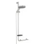 Coram Boston Comfort & Safety Grab Bar & Shower Riser Rail (Left Hand) - Brushed Stainless Steel