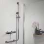 Coram Boston Comfort & Safety Grab Bar & Shower Riser Rail (Right Hand) - Polished Stainless Steel