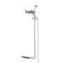 Coram Boston Comfort & Safety Grab Bar & Shower Riser Rail (Right Hand) - Polished Stainless Steel