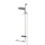 Coram Boston Comfort & Safety Grab Bar & Shower Riser Rail (Right Hand) - Brushed Stainless Steel