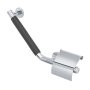 Coram Boston Comfort & Safety Grab Bar & Toilet Roll Holder with Cover (Left Hand) - Polished Stainless Steel