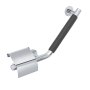 Coram Boston Comfort & Safety Grab Bar & Toilet Roll Holder with Cover (Right Hand) - Polished Stainless Steel