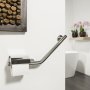 Coram Boston Comfort & Safety Grab Bar & Toilet Roll Holder with Cover (Right Hand) - Polished Stainless Steel