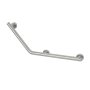 Coram Boston Comfort & Safety Grab Bar Left Hand 135 - Brushed Stainless Steel