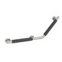 Coram Boston Comfort & Safety Grab Bar Right Hand 135 - Brushed Stainless Steel