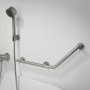 Coram Boston Comfort & Safety Grab Bar Right Hand 135 - Brushed Stainless Steel