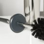 Coram Boston Comfort & Safety Toilet Brush & Holder - Polished Stainless Steel