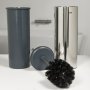 Coram Boston Toilet Brush & Holder - Polished Stainless Steel