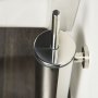 Coram Boston Toilet Brush & Holder - Polished Stainless Steel