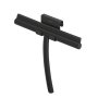 Coram Caddy Shower Enclosure Towel Hook - Black