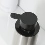 Coram Colar 180ml Freestanding Soap Dispenser - Brushed Stainless Steel