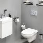 Coram Colar Toilet Brush & Holder - Polished Stainless Steel