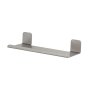 Coram Colar 300mm Bathroom Shelf - Brushed Stainless Steel