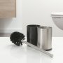 Coram Colar Freestanding Toilet Brush & Holder - Brushed Stainless Steel