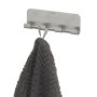 Coram Colar Multi Towel Hook - Brushed Stainless Steel