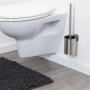 Coram Colar Toilet Brush & Holder - Brushed Stainless Steel