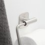 Coram Colar Toilet Roll Holder - Brushed Stainless Steel