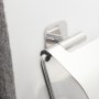 Coram Colar Toilet Roll Holder with Cover - Polished Stainless Steel