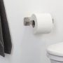 Coram Colar Toilet Roll Holder without Cover - Brushed Stainless Steel