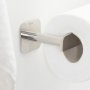 Coram Colar Toilet Roll Holder without Cover - Polished Stainless Steel