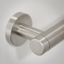 Coram Straight 300mm Safety Bar - Brushed Stainless Steel