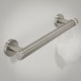 Coram Straight 300mm Safety Bar - Brushed Stainless Steel