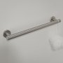 Coram Straight 450mm Safety Bar - Brushed Stainless Steel