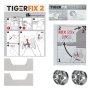 Coram Tigerfix Wall Mounting Adhesive - Chrome