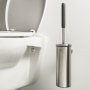 Coram Toilet Brush & Holder Brushed Finish - Brushed Stainless Steel