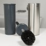 Coram Toilet Brush & Holder Brushed Finish - Brushed Stainless Steel