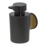 Coram Tune 180ml Soap Dispenser - Brushed Brass/Black