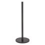 Coram Tune Spare Freestanding Toilet Roll Holder - Brushed Metal/Black