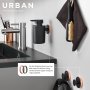 Coram Urban Large Towel Hook - Black