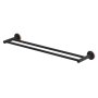 Coram Urban 600mm Double Towel Rail - Black