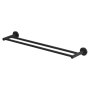 Coram Urban 600mm Double Towel Rail - Black